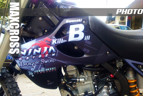 KAWASAKI KLX250SR KLX250D-TRACKER 1993-2004' NINJA STYLE